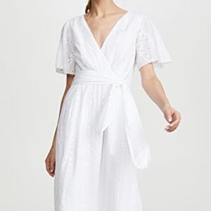 Joie Azariah Eyelet Wrap Dress